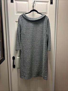 Boatneck tweed Dress